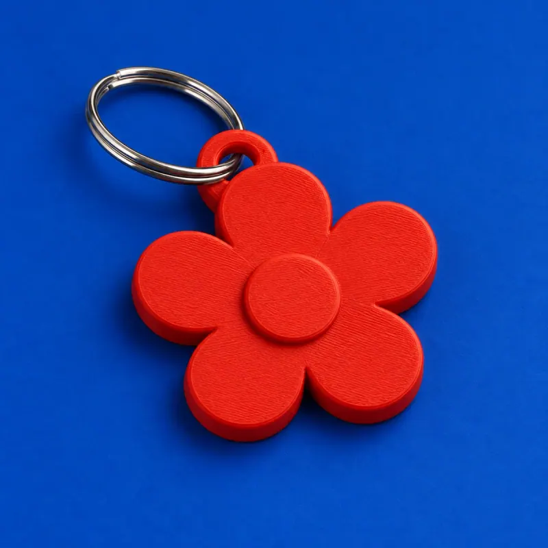 Conceito ilustrativo: Chaveiro Flor