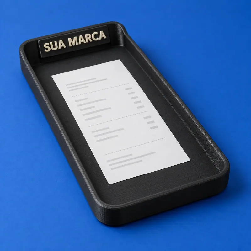 Conceito ilustrativo: Porta-conta Personalizado