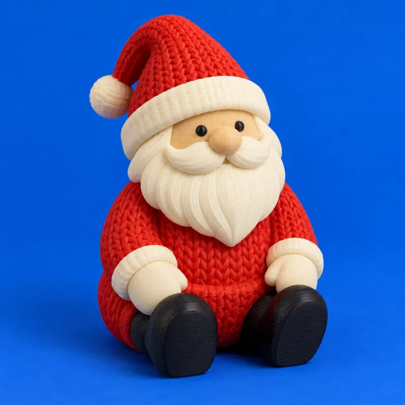 Conceito ilustrativo: Papai Noel Tricô