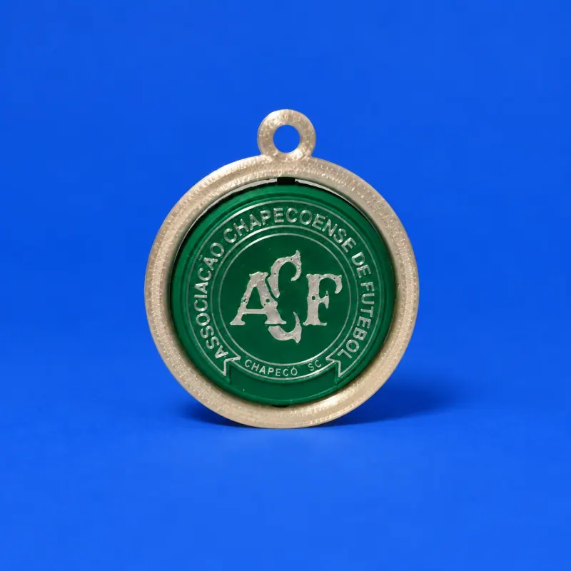 Chaveiro Giratório Chapecoense · Verde e branco