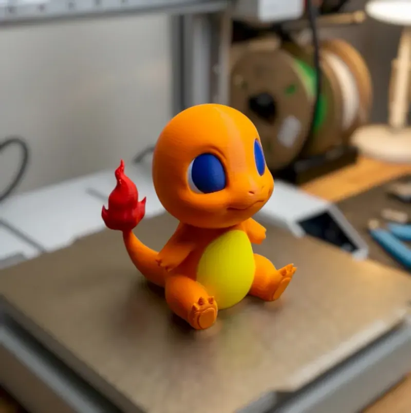 Chaveiro Charmander Bebê · Multicolor · corpo laranja