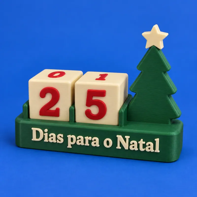 Conceito ilustrativo: Contador de Natal